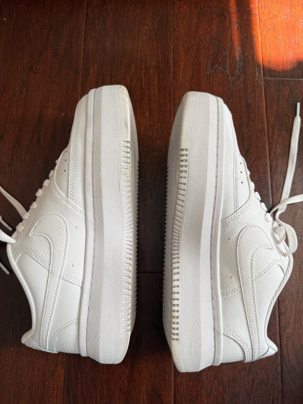 Nike White Court Vision Alta Platform Sneakers - Picture 4 of 5
